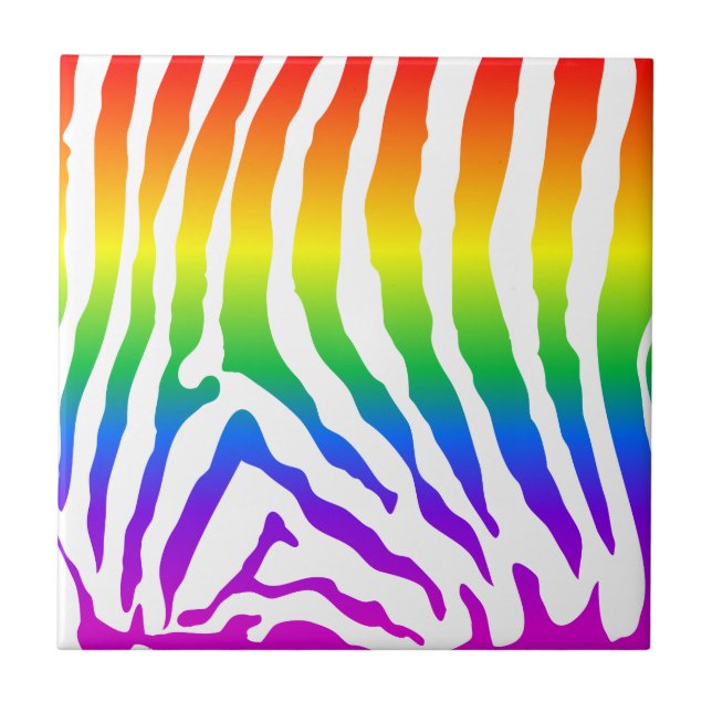 Rainbow Zebra Pattern (Frente)