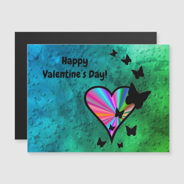 Rainbowheart e Borboleta (Frente/Verso)