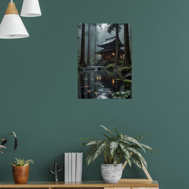 Rainfall Reverie - Poster do templo oculto (Sala de Estar 1)