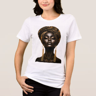 Rainha Africana Tocado de Ouro