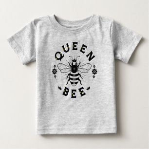 Rainha Bee Bee Top T-shirt / Cinza