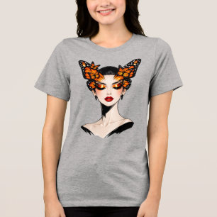 Rainha Borboleta Desenho Artístico Feminino