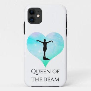 Rainha branca das capas de iphone da ginástica do