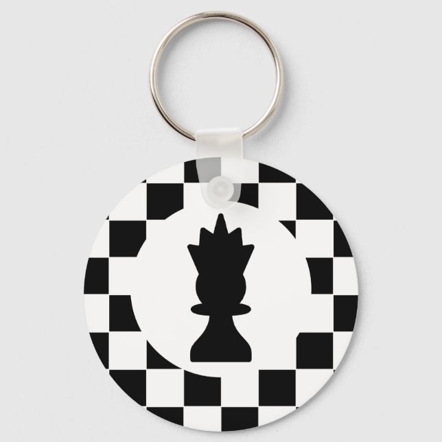 Rainha Chess Piece - Chaveiro - Favoritos para fes (Frente)