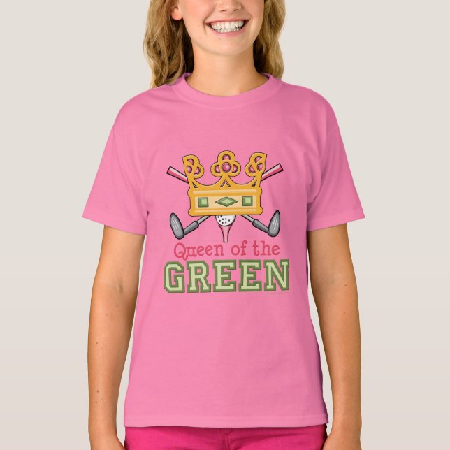 Rainha da Camiseta do Golfe Verde (Frente)