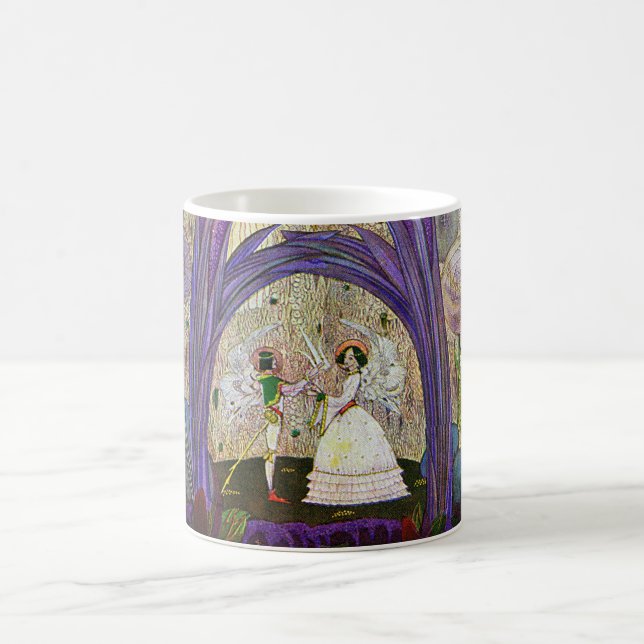Rainha da caneca da arte de Thumbelina das flores (Centro)