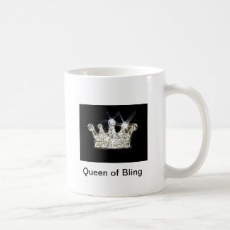 Rainha da caneca de café de Bling