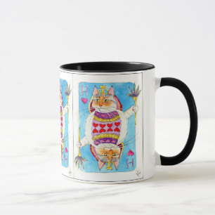 Rainha da caneca do gato dos corações