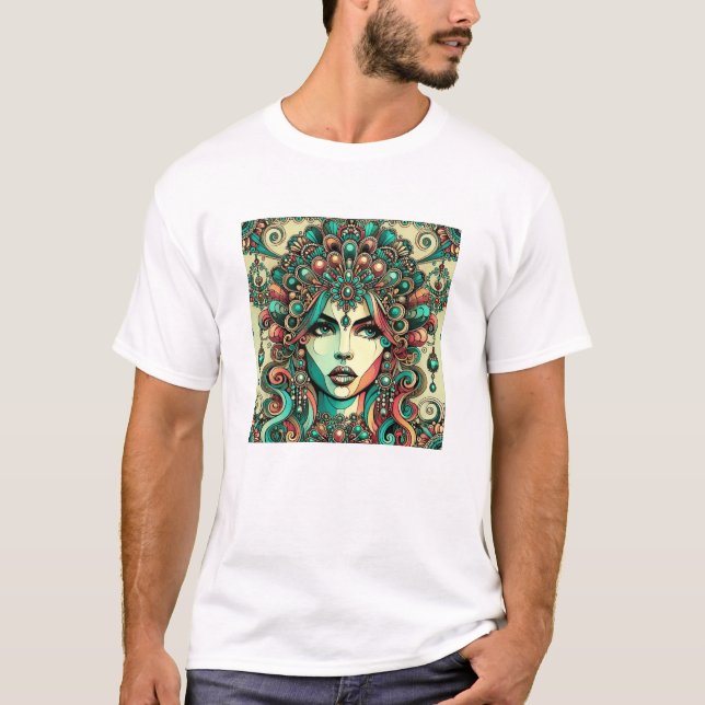 Rainha da Cena Verde - Camisa do Prato Natural (Frente)