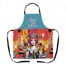 Rainha da Cozinha" Avental Pop Art