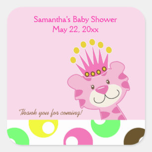 Rainha da etiqueta do favor do QUADRADO da selva