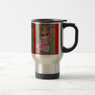 Rainha da fada dos corações - caneca de viagem