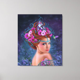 Rainha da flor das canvas