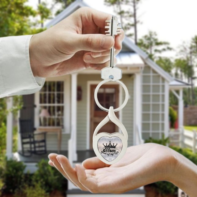 Rainha da Mama da minha vida Chaveiro de metal bri (Criador carregado)