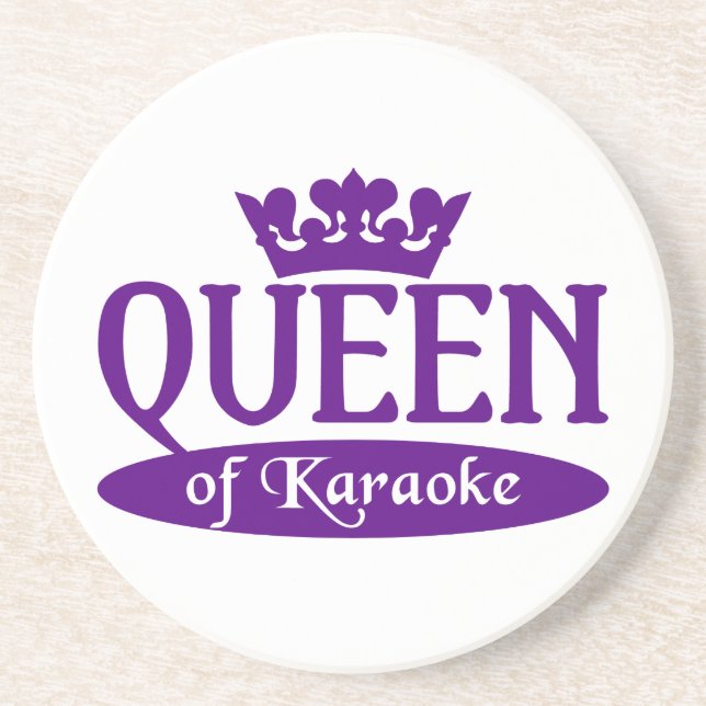 Rainha da porta copos de Karaoke (Frente)