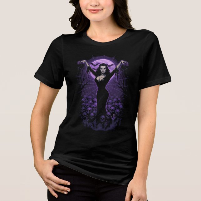 Rainha da Web - Camisa Vampira Gótica (Frente)