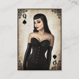 Rainha das pás - cartão de visita