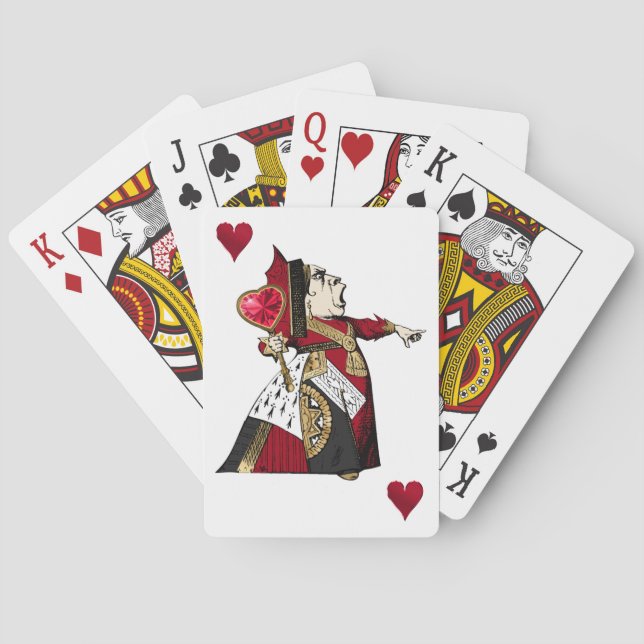 Rainha de Copas Cartas de Baralho (Verso)