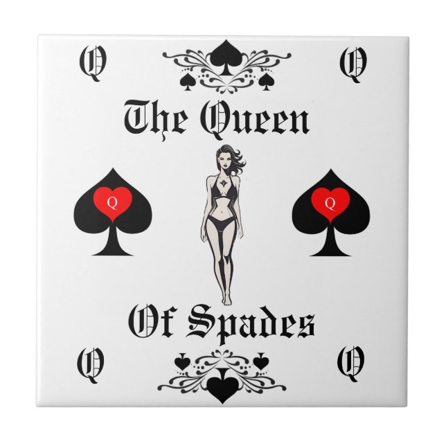 Rainha de Espadas Tarot Card Thunder_Cove (Frente)