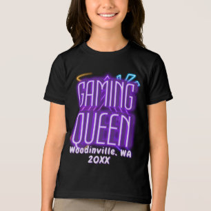 Rainha de Jogos Personalizada para Nome da Data de