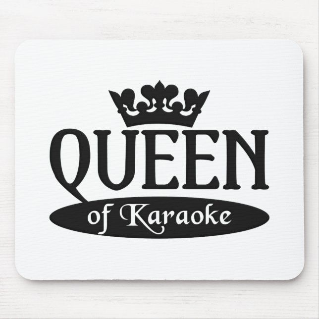 Rainha de Karaoke Mousepad (Frente)