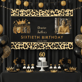 Rainha do Aniversário do Leopardo Divertido Sessen