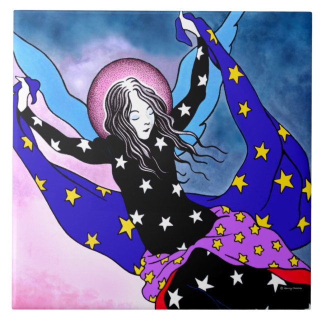 Rainha do azulejo da noite (Frente)