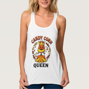 Rainha do Candy Corn Camisa Vintage de Doces de Ha