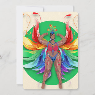 Rainha do Carnaval de Trinidad - Cartões Tropicais