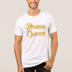 Rainha do Drama - Coroa e Design de Máscara de Tea