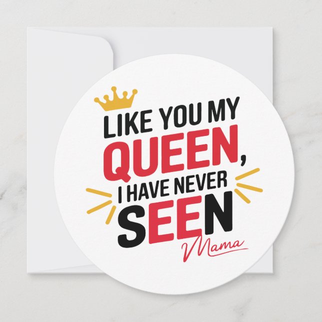 "Rainha do Meu Coração - Amor da Mãe" 👑 ❤️ (Frente)