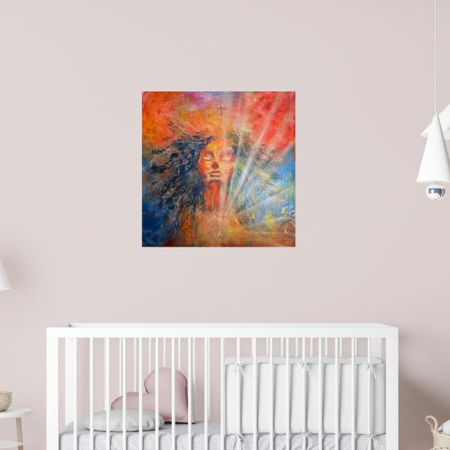 "Rainha do Oceano" Poster de Arte Espirituosa Radi (Berçário 2)