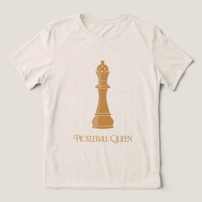 Rainha do Pickleball (Design frontal)