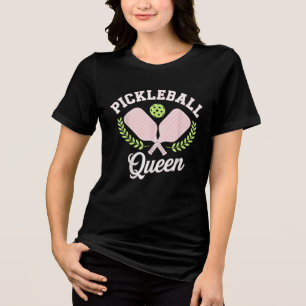 Rainha do Pickleball Jogadora Divertida de Pickleb