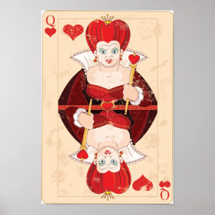 Rainha do poster dos corações