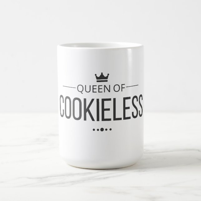 Rainha do Sem Cookie - Caneca de Café de Marketing (Centro)