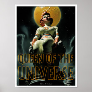 RAINHA DO UNIVERSO IMPRESSÃO DE FICÇÃO CIENTÍFICA