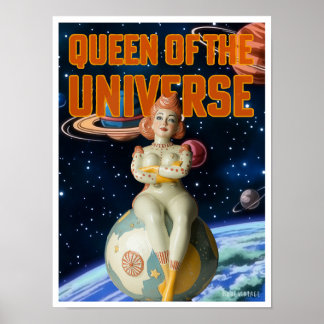 RAINHA DO UNIVERSO IMPRESSÃO DE FICÇÃO CIENTÍFICA