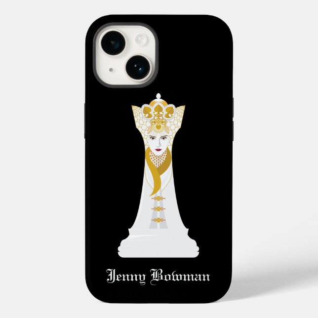 Rainha do Xadrez / Nome Personalizado (Verso)