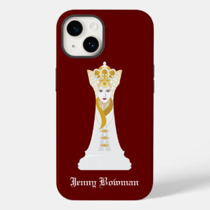 Rainha do xadrez / Nome personalizado Case-Mate iP