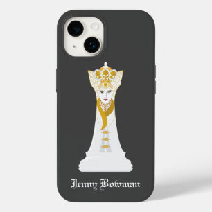 Rainha do xadrez / Nome personalizado Case-Mate iP