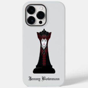 Rainha do Xadrez Preta / Nome Personalizado iP do 