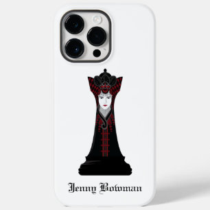 Rainha do Xadrez Preta / Nome Personalizado iP do