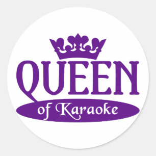 Rainha dos adesivos de Karaoke
