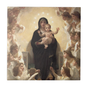 Rainha dos Anjos Regina Angelorum por Bouguereau