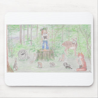 Rainha dos esquilos Mousepad
