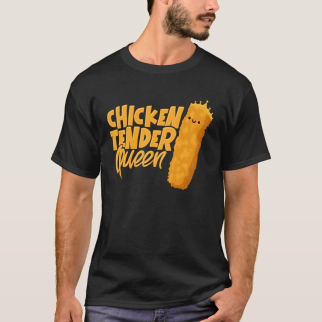 Rainha dos Frangos Tenders Camisa Manga Longa (Frente)