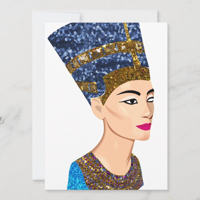 rainha egípcia nefertiti (Frente)