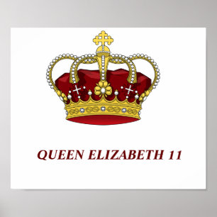 Rainha Elizabeth 11 poster da Coroa