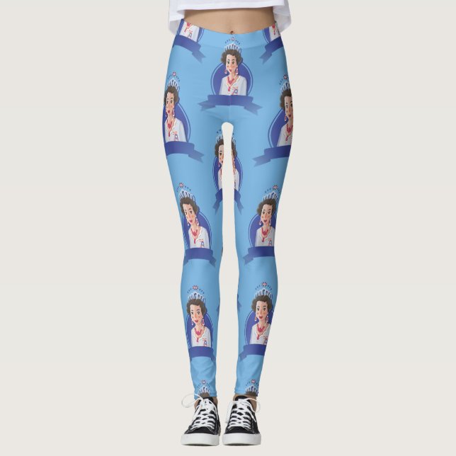 rainha elizabeth 2 leggings (Frente)